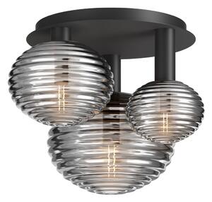 Maytoni modern mennyezeti lámpa reels fekete füstös mymod268cl-03b