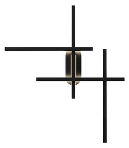 Maytoni modern fali lámpa halo fehér fekete mymod248wl-l24bk