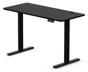 Elektromosan állítható magasságú íróasztal ülő-/állómunkához 120x60 cm fekete LVN System Control+