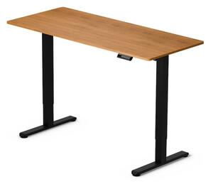 Elektromosan állítható magasságú íróasztal - 140x60cm arany tölgy ülő-/állómunkához - LVN System Lite LV1715