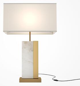 Maytoni klasszikus asztali lámpa bianco fehér sárgaréz myz031tl-01bs
