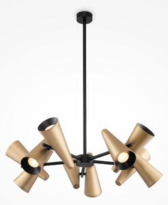 Maytoni modern mennyezeti lámpa giro sárgaréz mymod095pl-10bs