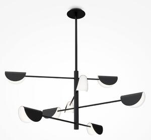 Maytoni modern mennyezeti lámpa mollis fekete mymod126pl-08b