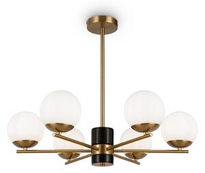 Maytoni modern csillár marble fehér sárgaréz mymod187pl-06bs