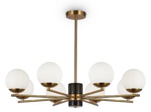Maytoni modern csillár marble fehér sárgaréz mymod187pl-08bs