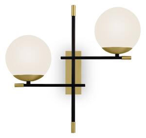 Maytoni glamour modern fali lámpa nostalgia matt arany mymod050wl-02g