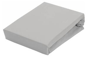 Aga lepedő JERSEY 90x200 cm Lepedő színe: Világosszürke