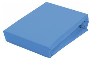 Aga lepedő JERSEY 90x200 cm Lepedő színe: Világoskék