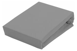 Aga lepedő JERSEY 160x200 cm Lepedő színe: sötétszürke
