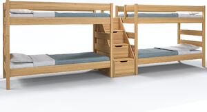 Junior 9 emeletes bükk ágy