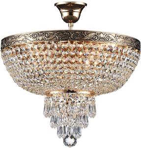 Maytoni glamour klasszikus kristály mennyezeti lámpa palace antik arany mydia890-cl-05-g