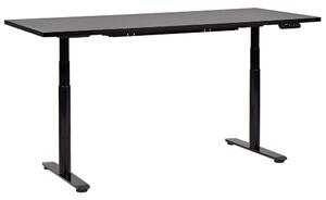 Fekete elektromosan állítható íróasztal 180 x 80 cm DESTINAS