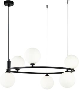 Maytoni modern függeszték ring fehér fekete mymod013pl-06b