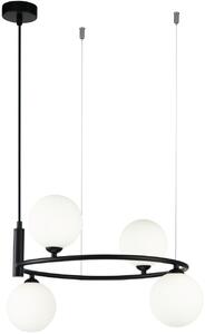 Maytoni modern függeszték ring fehér fekete mymod013pl-04b