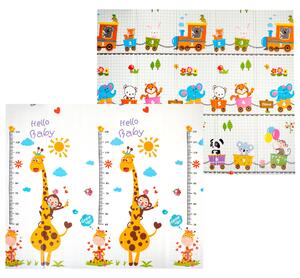 Aga4Kids Összecsukható habszivacs gyerek játszószőnyeg 200x180 cm MR133