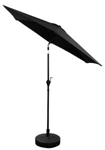 Aga Dönthető kerti napernyő 250 cm Fekete