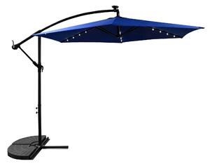 Aga Kerti napernyő 300 cm Sötétkék LED világítással