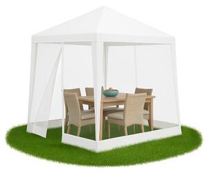 Aga Kerti pavilon szúnyoghálóval 2,4x3 m Fehér