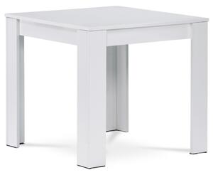 Modern Fehér Étkezőasztal. Méret: 80x80x75 cm