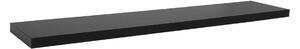 Aga Fali polc 120x23,5 cm Fekete