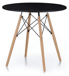 Aga Étkezőasztal 80 cm Fekete