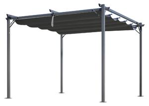 Aga Kerti pavilon 3x3 m Szürke