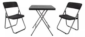 Linder Exclusiv Kerti szett BISTRO SET Fekete