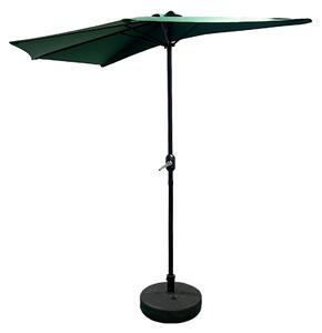Aga CLASSIC Félkör napernyő 270 cm Sötétzöld
