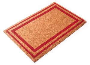 Linder Exclusiv Kókuszrost Lábtörlő 45x75 cm Piros