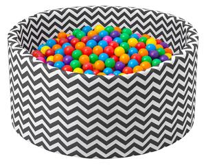 Aga Száraz medence 90x40 cm ZigZag labdákkal