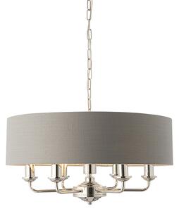 Endon klasszikus függeszték highclere nickel-nero faszén end94373