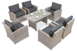 Garden Point Parma Premium terasz bútorok, szürke