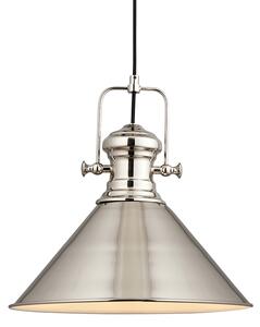 Endon loft skandináv függeszték brampton fehér nickel-nero end96178