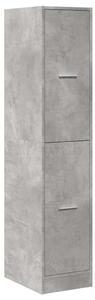 VidaXL betonszürke szerelt fa patikaszekrény 30 x 41 x 144,5 cm