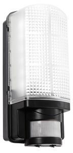 Endon modern kültéri fali lámpa motion led pir fekete end73716 IP44