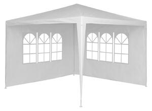Party sátor / pavilon RAFAEL 3 x 3 m fehér - 2 oldalfallal együtt