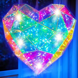PRISMIC™ 3D Puzzle LED lámpa - Függő szív (APU-R-PM-1610)