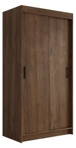 Gardróbszekrény Closico Populus IV, Laminált forgácslap, 200x120x58cm, Dió