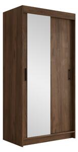 Gardróbszekrény Closico Populus II, Laminált forgácslap, 200x100x58cm, Dió