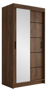 Gardróbszekrény Closico Populus VI, Laminált forgácslap, 200x120x58cm, Dió