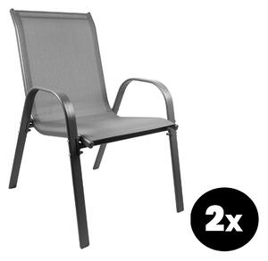 Aga 2x Kerti szék MR4400GY-2 Szürke