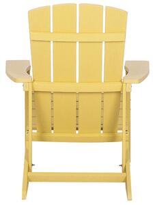 Sárga kerti szék ADIRONDACK