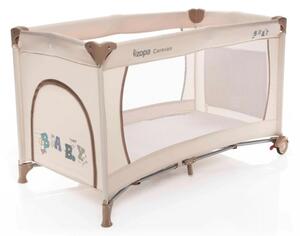 Caravan kerekes, kibúvós utazóágy bézs