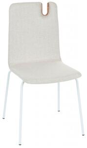 GRO-Falun Steel White modern fémvázas tárgyalószék