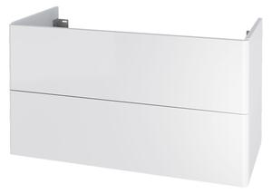 Mereo, Mereo Siena, fürdőszobaszekrény 100 cm, fényes fehér, MER-CN412S