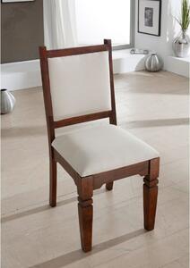 Massziv24 - CAMBRIDGE szék 6 darabos szett, tömör, székek, nugát