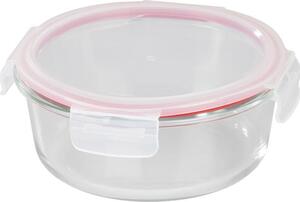 Tárolóedény MagicHome, Kerek, 950 ml, fedéllel, Clip, üveg
