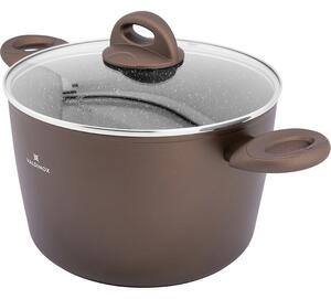 Valdinox Aurum lábas tapadásmentes felülettel és fedővel, 24 cm, 6 l