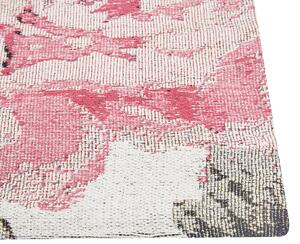 Rózsaszín pamutszőnyeg 140 x 200 cm EJAZ