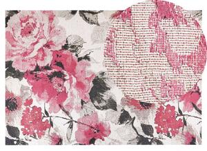 Rózsaszín pamutszőnyeg 140 x 200 cm EJAZ